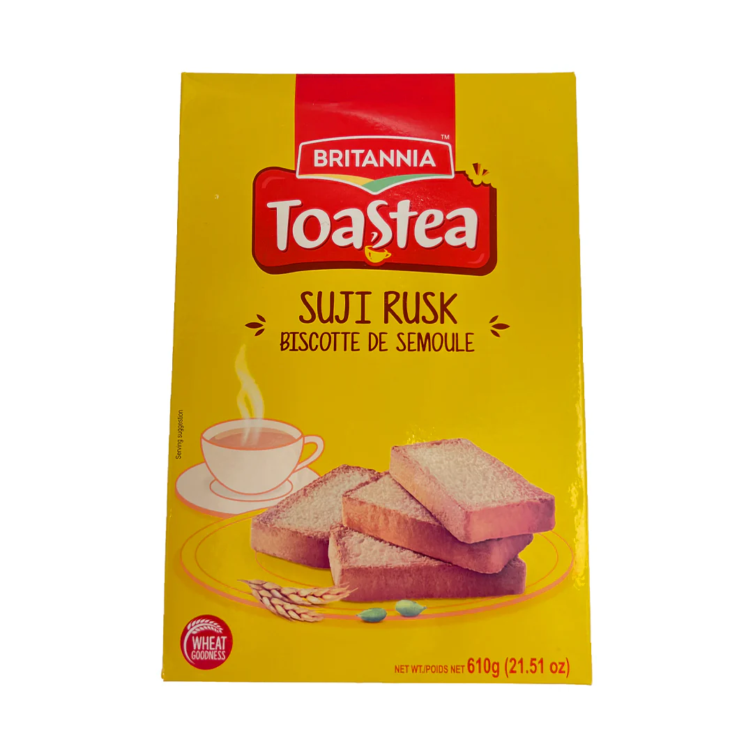 BRITANNIA TOASTEA SUJI RUSKS 610G+TREAT CARDAMOM 100G
