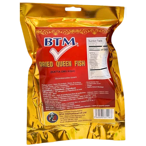 BTM DRIED QUEEN FISH 200G