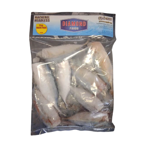 DIAMOND FOODS FROZEN MACKEREL HEADLESS 1KG
