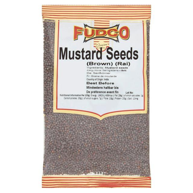 FUDCO MUSTARD SEEDS BROWN 100G