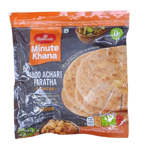 HALDIRAMS FROZEN ALOO ACHORI PARATHA 400G