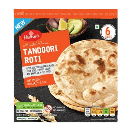 HALDIRAMS FROZEN TANDOORI ROTI 360G
