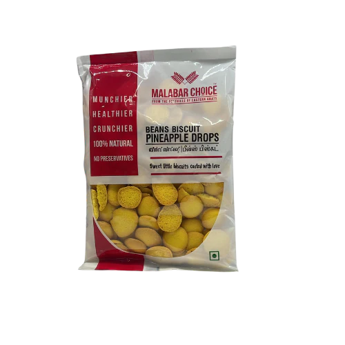 MALABAR CHOICE PINEAPPLE DROPS 150G