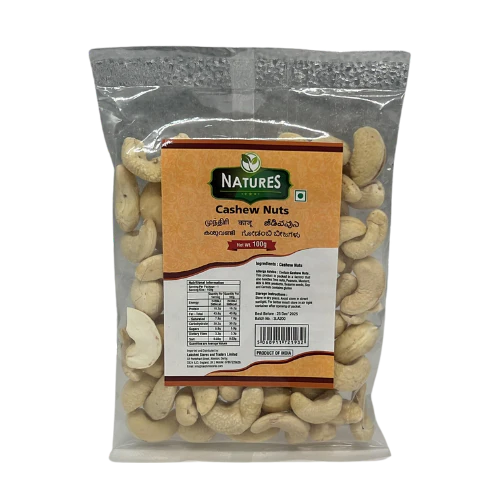NATURES CASHEW NUTS 100G