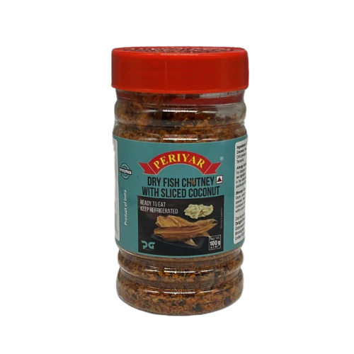 PERIYAR DRY FISH CHUTNEY WITH SLICED COCONUT 100G