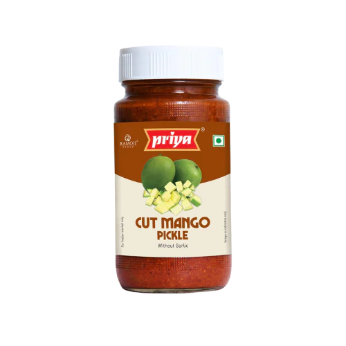 PRIYA CUT MANGO PICKLE (WITHOUT GARLIC) 300G