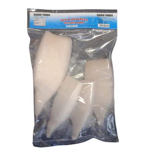 DIAMOND FOODS FROZEN SQUID TUBES 1KG