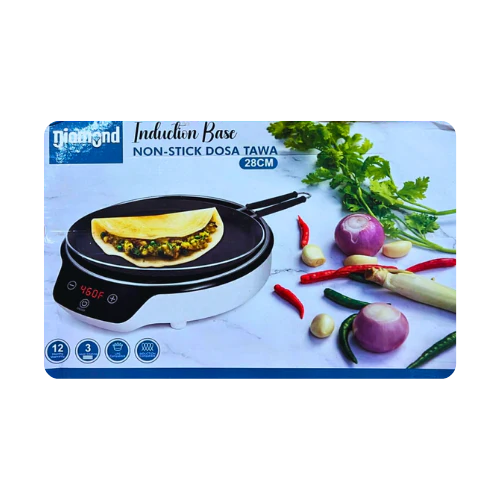 DIAMOND INDUCTION BASE NON STICK TAWA 280MM