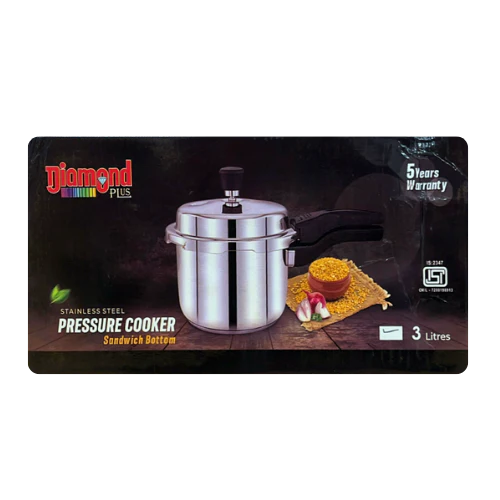 DIAMOND PRESSURE COOKER 3LTR