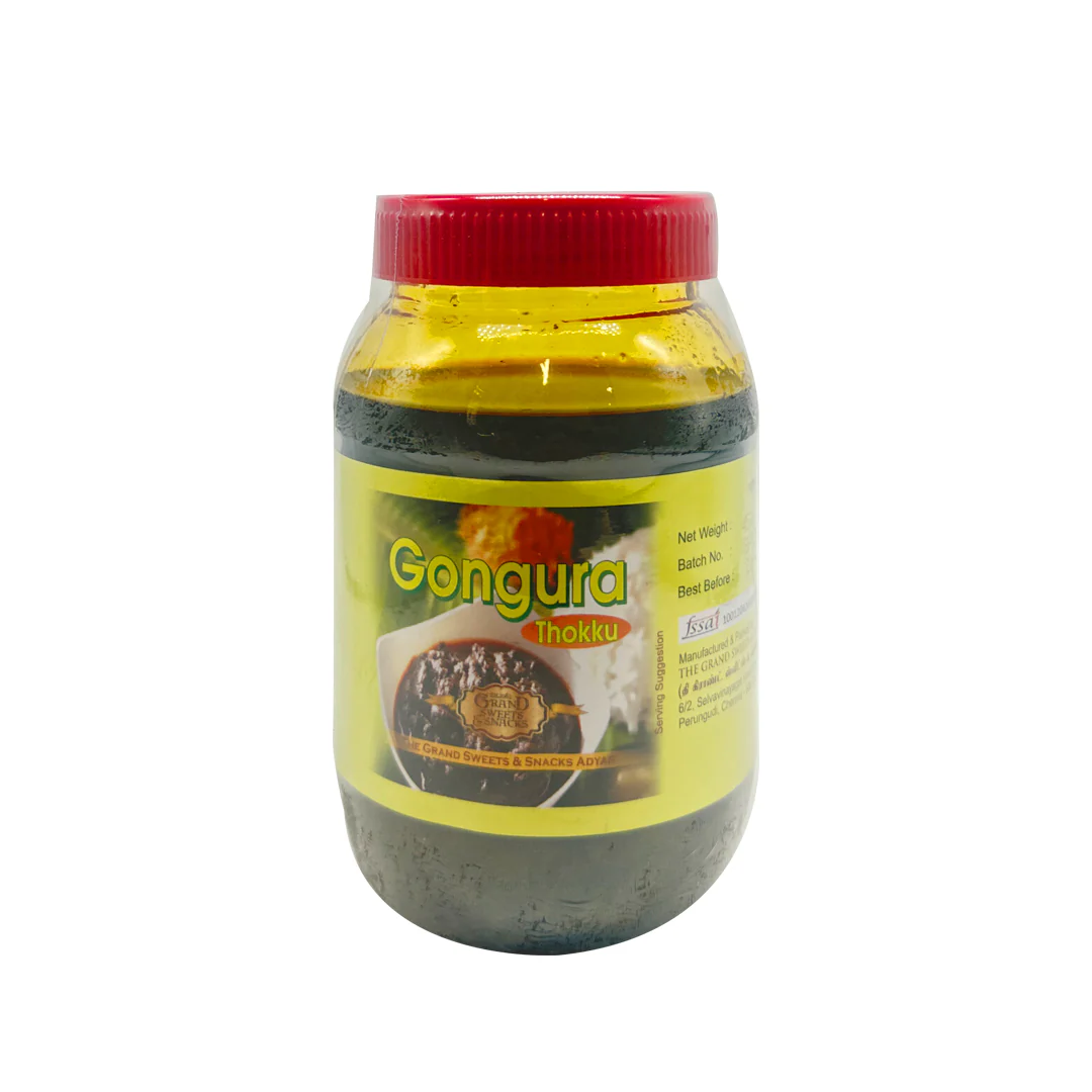 GRAND SWEETS AND SNACKS THOKKU 500G - GONGURA