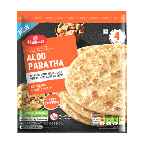 HALDIRAMS FROZEN ALOO PARATHA 400G