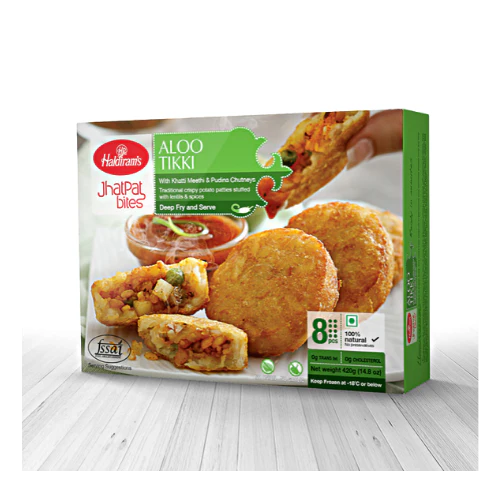 HALDIRAMS FROZEN ALOO TIKKI 420G
