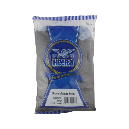 HEERA BROWN MUSTARD SEEDS 1KG