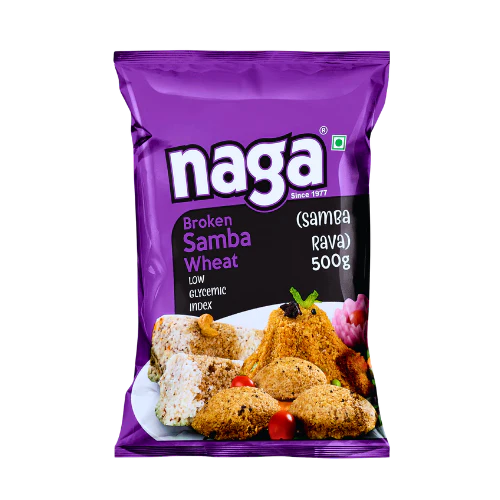 NAGA BROKEN SAMBA WHEAT (RAVA) 500G