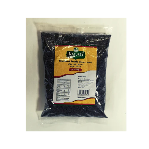 NATURES MUSTARD SEEDS (BROWN) 300G