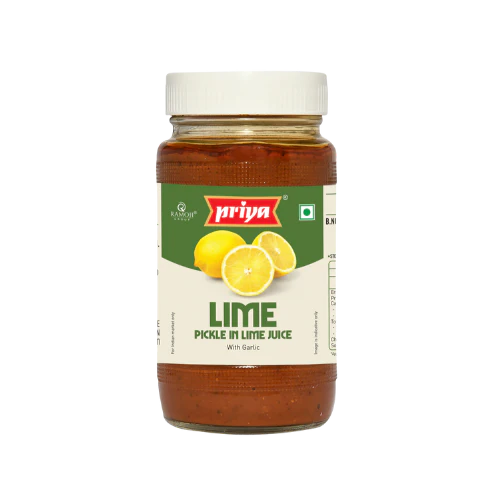 PRIYA LIME PICKLE (WITHOUT GARLIC) 300G