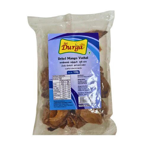SRI DURGA DRIED VATHAL 100G - RAW MANGO